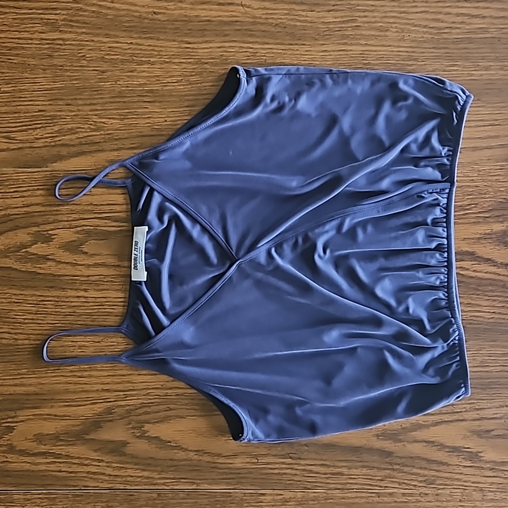 Sleeveless Cami Top Dark Airforce Blue
